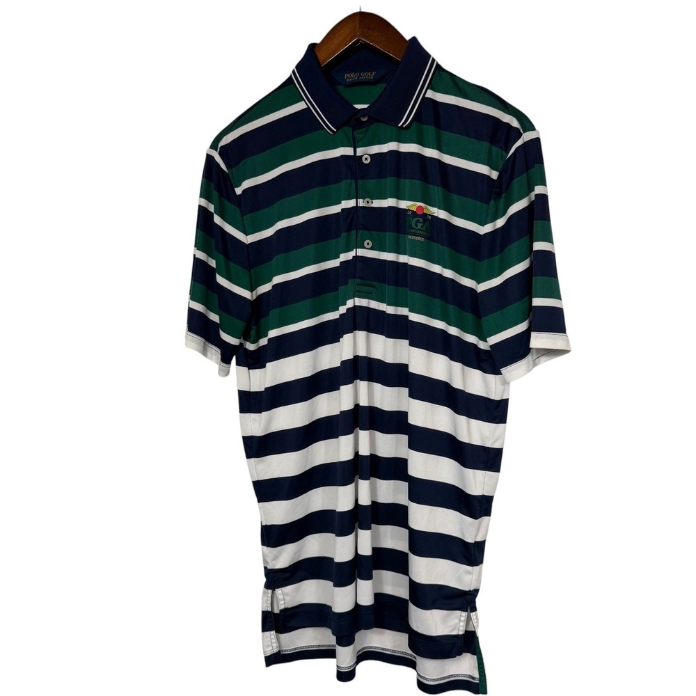 Polo Golf Ralph Lauren 2016 PGA Championship Baltusrol Striped Polo Shirt Mens L